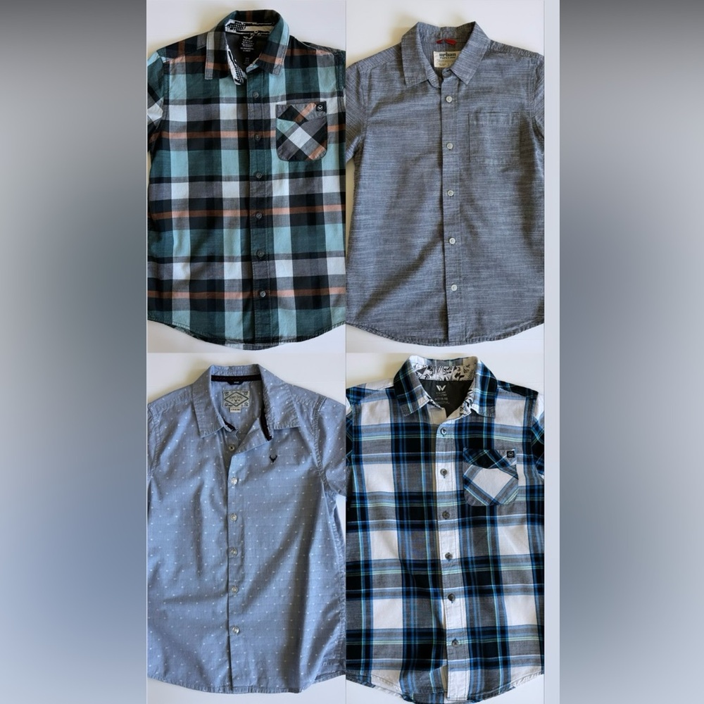 Shaun White Allen Solly and Urban Pipeline Boys Button Up Shirts Size 8-10